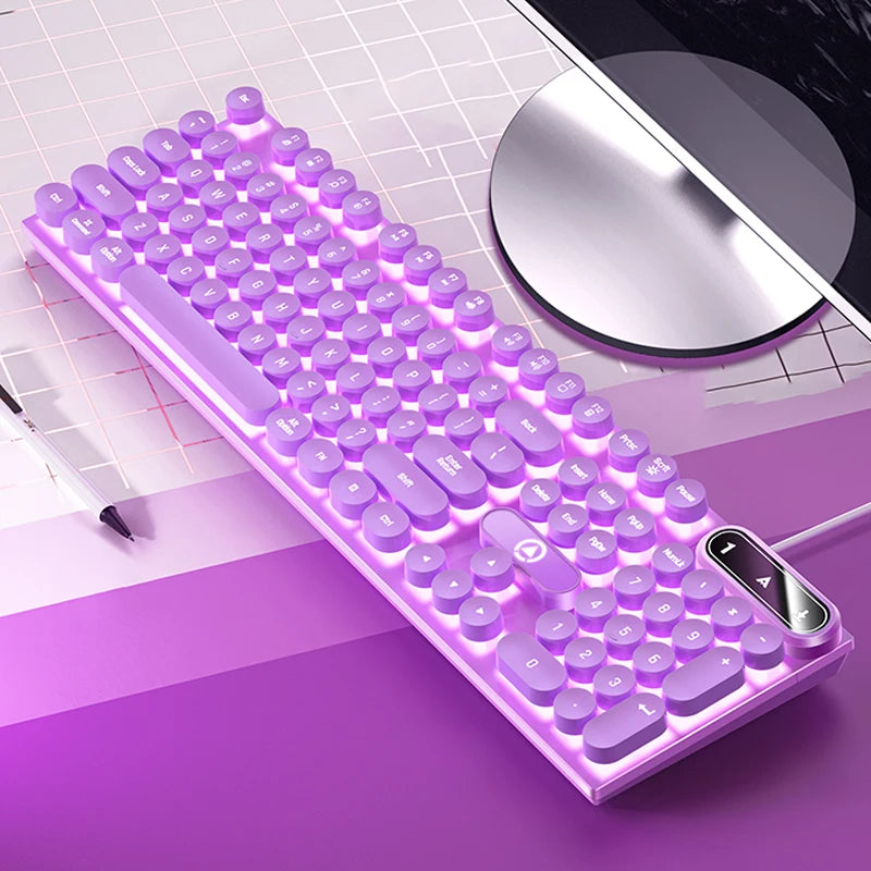 USB Wired Office Keyboard USB, Quiet Typing, Ergonomic Design for Home/Business/Desktop Computer, Compatible with PC/Laptop