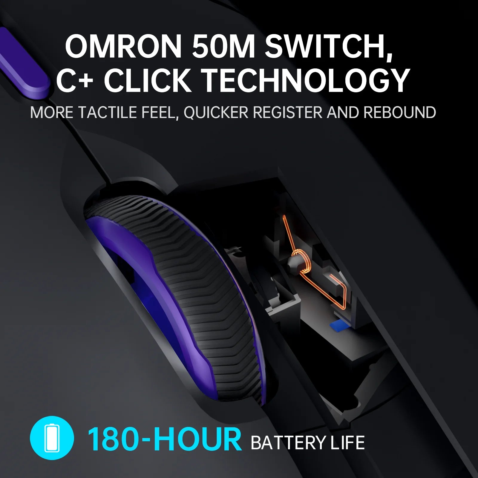 Rapoo VT9PRO 4K Wireless Gaming Mouse Superlight 26000DPI 4KHz Polling Rate 0.25ms Response Time 180H BatteryLife PAW3398