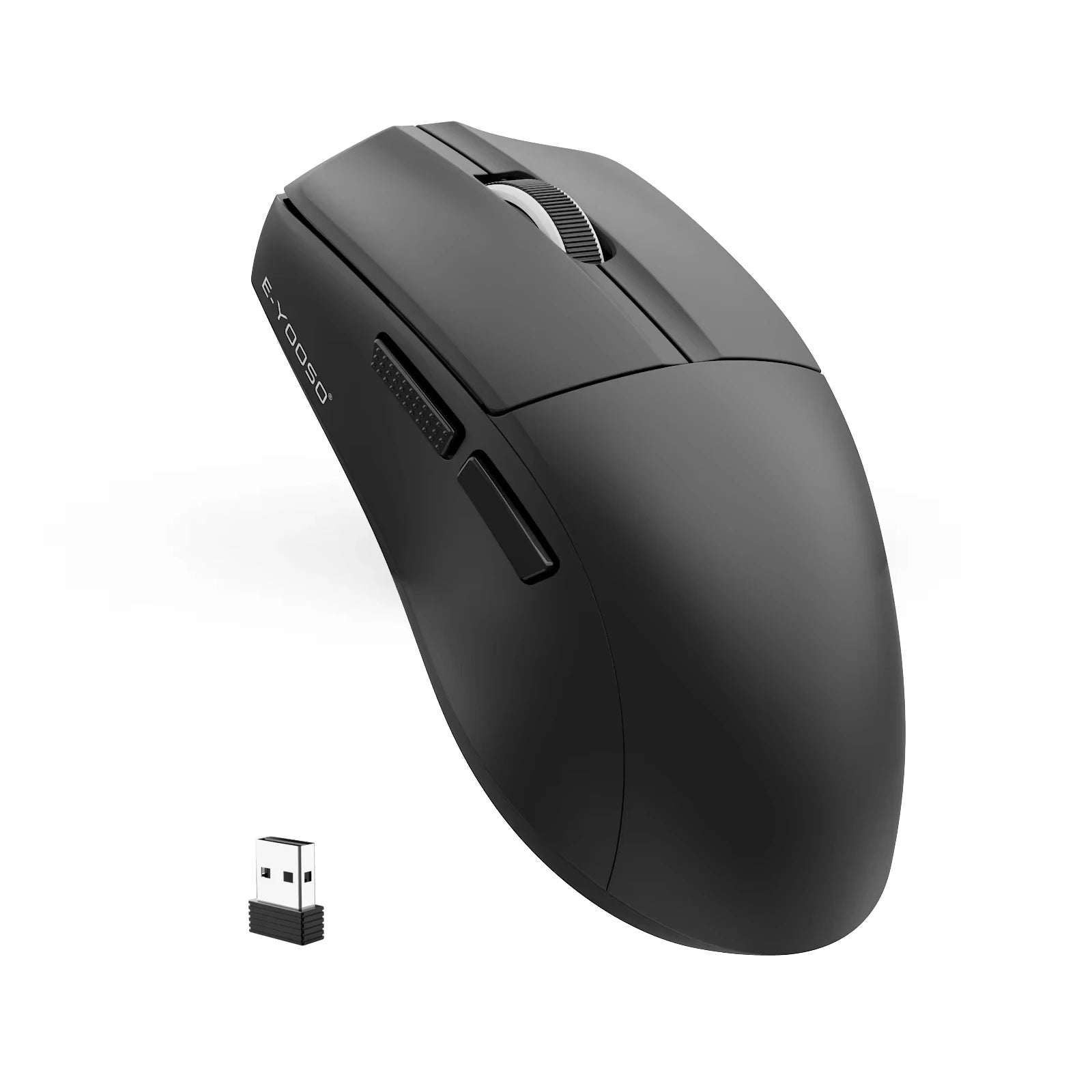 E-YOOSO Portable Ultra LightWeight Mouse Wired Mouse Tri-Mode 2.4G /BT/USB-C Rechargeable Computer Mouse for Laptop/PC/Mac