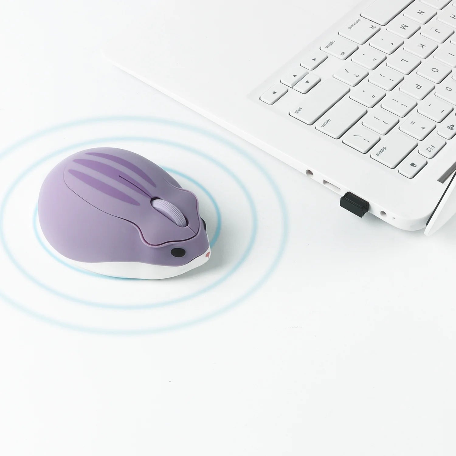 Bluetooth+2.4G Wireless Cute Mouse Hamster Cartoon USB Creative Mute Mause Ergonomic Mini 3D Optical Kid Gift Mice For PC Laptop