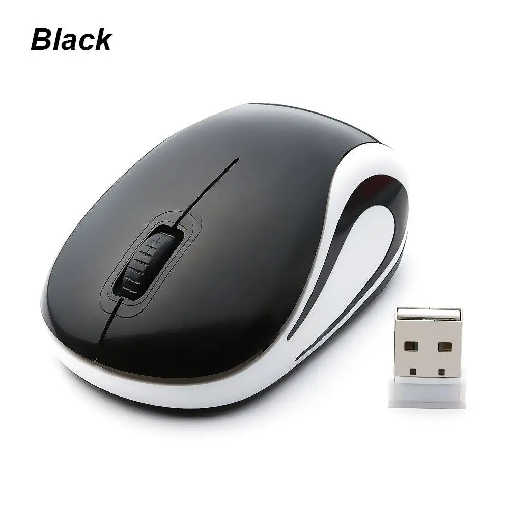Cute Mini 2.4GHz Wireless Mouse USB Portable Optical Mause Computer Gaming Mice For PC Laptop Cordless Computer Peripherals
