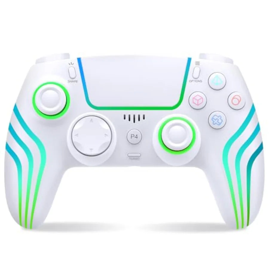 Wireless Controller for PS5 with RGB Lighting Compatible with PS5 Controller/Windows PC /Android/iOS