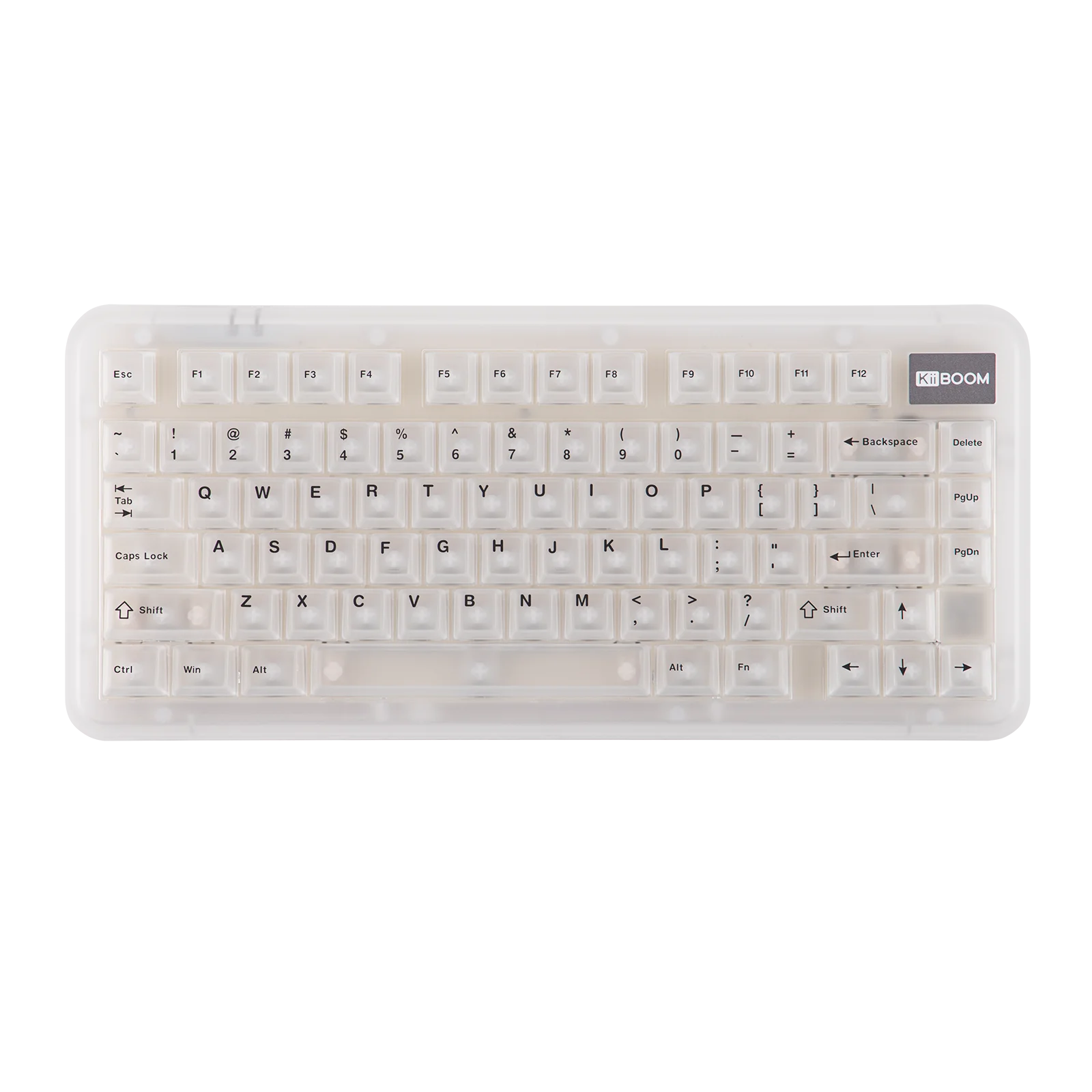 KiiBOOM Phantom81 Lite QMK/VIA 75% Hot-Swap Gasket Wired/BT/2.4GHz Wireless Mechanical Keyboard ABS Case+UV Tech RGB Backlights